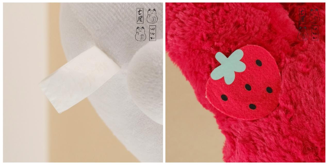 ตุ๊กตา กระต่าย มายเมโลดี้ Rabbit・SANRIO 2018・My Melody Fluffy Strawberry Pochette Rose Fur・Mega J๋B รูปที่ 8