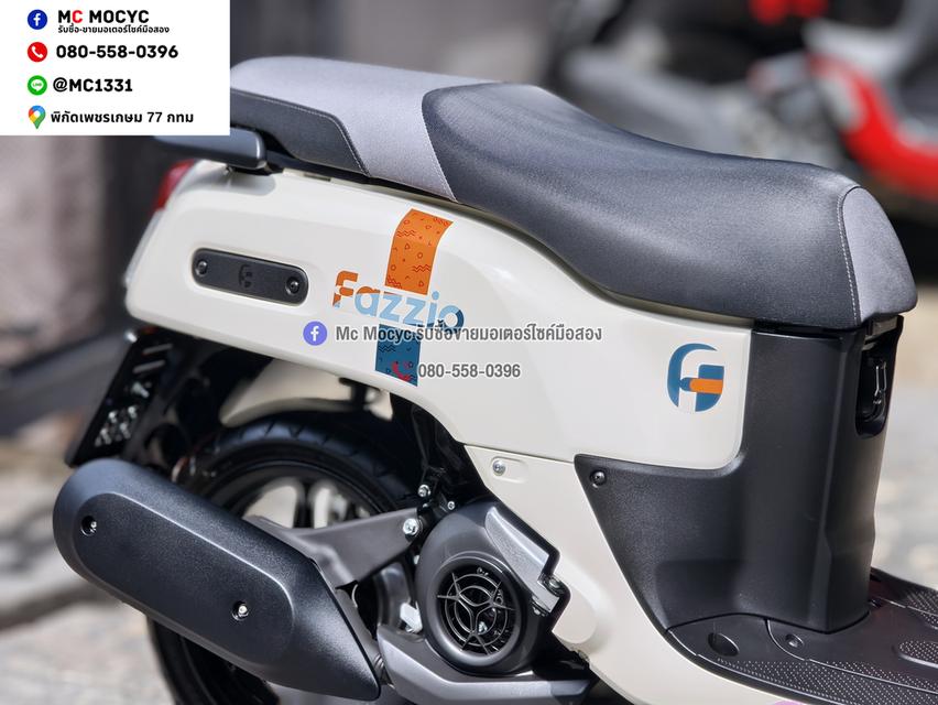 Fazzio 125 2026 รุ่นTOPกุญแจรีโมท รถรางวัลเลขไมล์0โลไม่ผ่านการใช้งาน เล่มเขียวชุดโอนครบ NO1497 รูปที่ 12