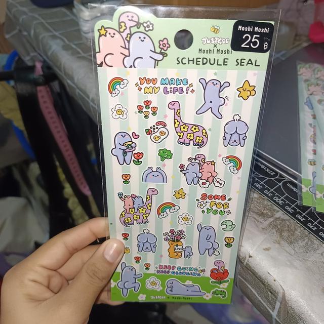 สติ๊กเกอร์น่ารักๆ จากโมชิโมชิ มือ1 2