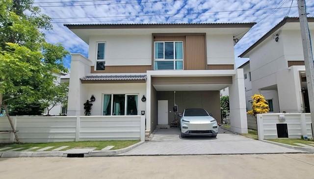 MHR189 บ้านเดี่ยวหลังใหญ่ แปลงมุมติดสวน โครงการโมเดน ราชพฤกษ์ 345 สไตล์ Modern Japanese เฟอร์ฯ ครบ พร้อม EV Charger ใกล้โรงเรียนนานาชาติชั้นนำ 1