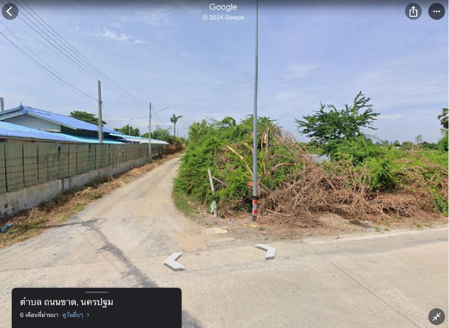 ที่ดินนครปฐม 18 ไร่ ตำบลถนนขาด ห่างจากศาลากลางจังหวัดนครปฐม 3.4 กม. ห่างจากเซ็นทรัล นครปฐม 6 กม. 8