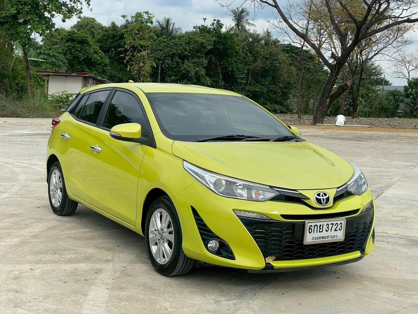 TOYOTA  YARIS  1.2 G TOP Y 17  HACTHBACK สีเขียว 11