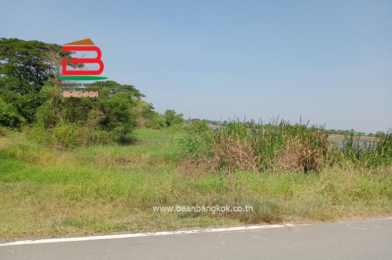 ที่ดินเปล่า(ยังไม่ถม) ซอยบ้านจิตธรรมดี-ลาดบัวหลวง (ตรงข้ามสวนอินทผาลัม) เนื้อที่ 2 ไร่ 800 ตรว. ถนนสายเอเชีย ตำบลพระยาบันลือ อำเภอลาดบัวหลวง 5