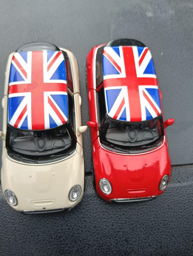 โมเดลรถยนต์Mini หลังคาธงชาติอังกฤษ