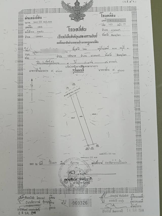 ขายที่ดิน อ.บางระกำ จ.พิษณุโลก 2