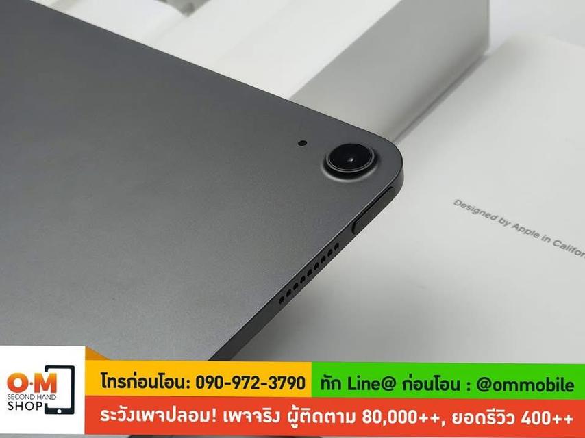 ขาย/แลก iPad Air5 256GB Wifi Gray ศูนย์ไทย ประกัน Apple Care Plus 12/11/2025 สภาพใหม่มาก ครบกล่อง เพียง 16,990 บาท 4