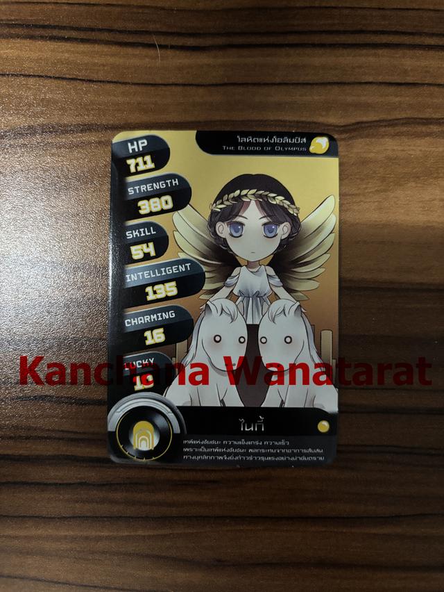 การ์ด Enter การ์ดสะสม การ์ดเกม การ์ดตัวละครจากนิยาย Enter