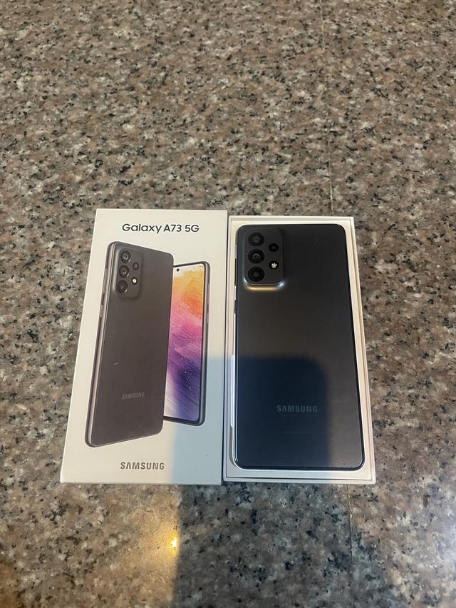 ขายSamsungA73 5G สีAwesome Gray 128กิ๊กสูนTrueมีกล่องสวยๆใช้งานดีถูกๆ