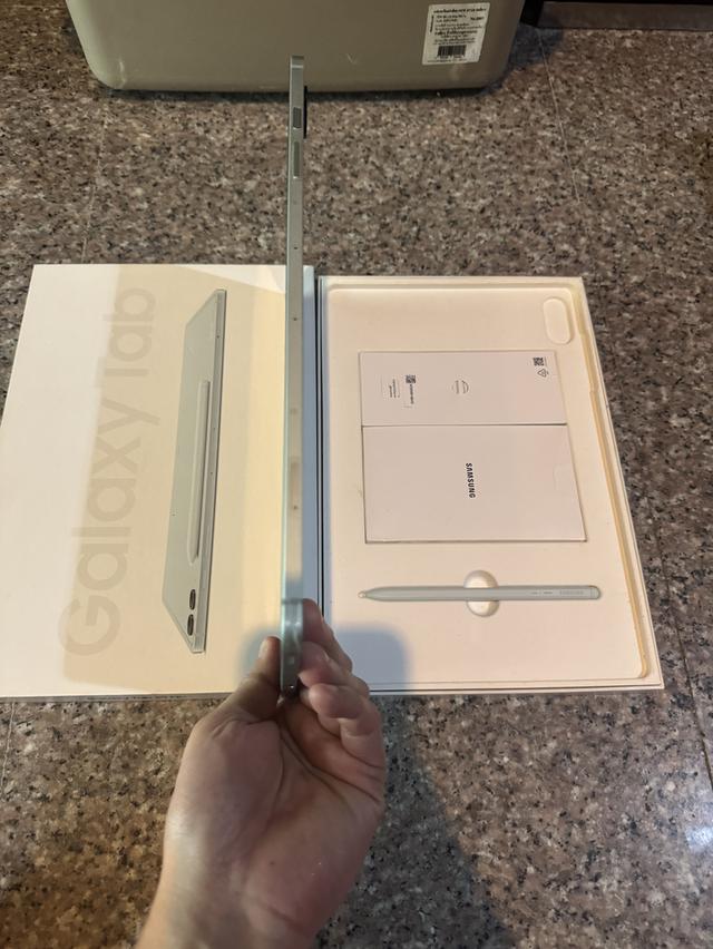 ขายๆๆSamsungTabS9FEPlusสีใหม่Mint128กิ๊กมีกล่องอีมี่ตรงสูนTrueสภาพสวยการใช้งานดีเยี่ยมทุกๆฟังชั่นเครื่องรีสโตได้ตลอดไม่มีติดแอคเค้าใดๆคับ ( จอขาวจั๊วไ รูปที่ 6