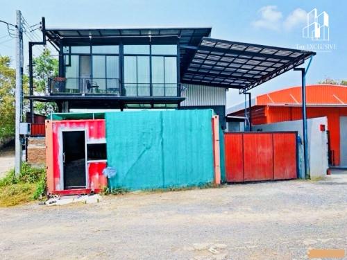 🏭 ขายด่วน! โรงงานพร้อมที่อยู่อาศัย (SME Home Factory) ทำเลศักยภาพ: ถนนบ้านกล้วย-ไทรน้อย บางบัวทอง นนทบุรี ราคา 5,900,000 บาท (ราคาต่อรองได้) 1