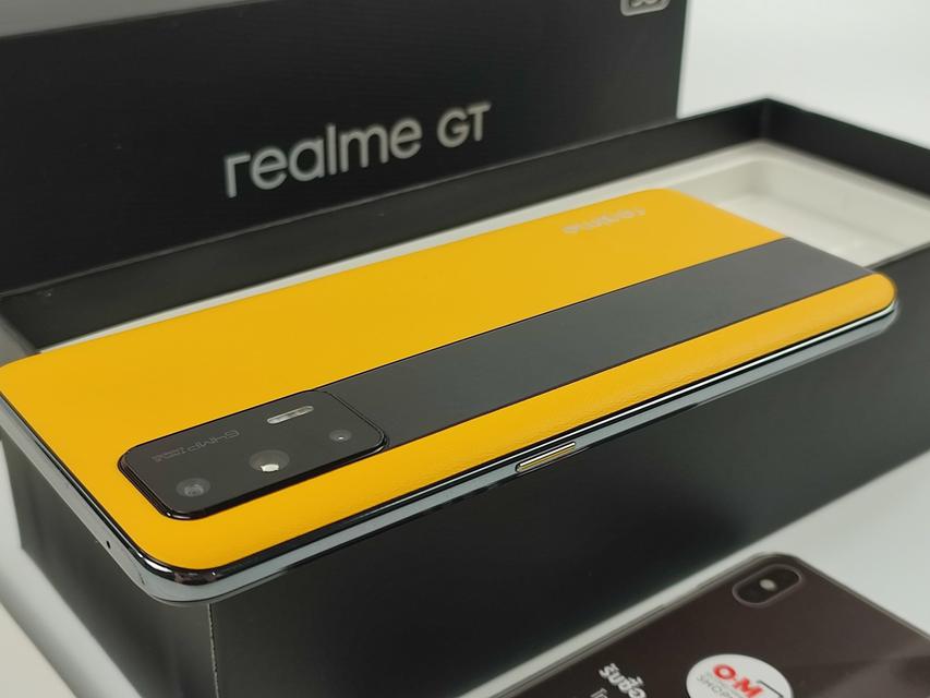 ขาย/แลก Realme GT 5G 8/128 Racing Yellow ศูนย์ไทย ประกันศูนย์ 06/2565 แท้ เพียง 11,900 บาท  2
