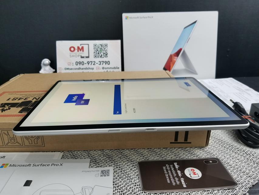 Microsoft Surface Pro X (SQ2) LTE Ram16 Rom512 ศูนย์ไทย ประกันศูนย์ สวยมาก เพียง 40,900 บาท  5