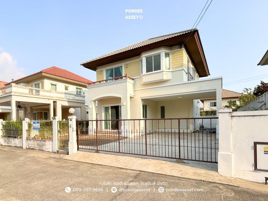 บ้านเดี่ยว ชวนชื่น กรีนบาวด์ กรุงเทพ-ปทุมธานี เมืองปทุมธานี (ขนาด 63 ตร.ว.) ตั้งอยู่ภายในโครงการ Flora Ville Golf & Country Club  2