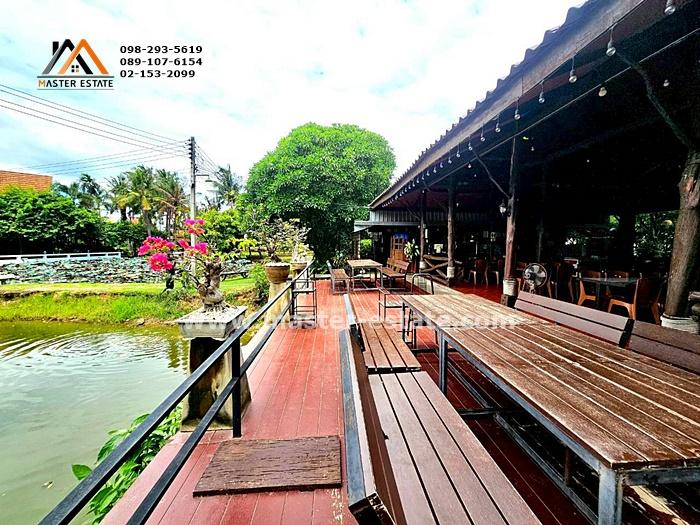 ที่ดินกาญจนบุรี 8-1-23 ไร่ พร้อมเรือนไทย + ร้านอาหาร + บึงบัว + บ่อปลาคราฟ และสิ่งปลูกสร้าง ร่มรื่น พร้อมดำเนินกิจการต่อ ห่างจากมอเตอร์เวย์ 6 กม. 