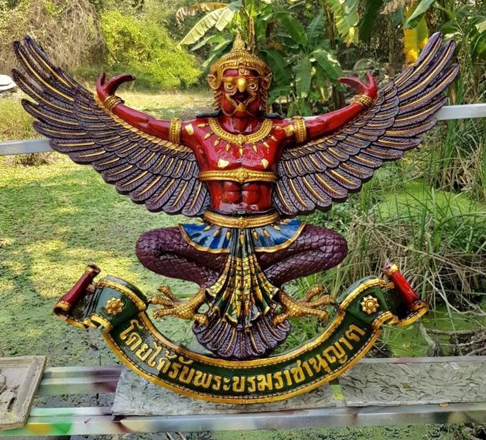 พญาครุฑองค์ใหญ่ ครุฑธนาคารเก่า ขนาด130ซม 6