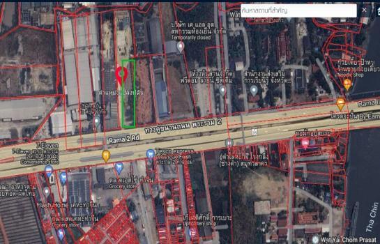 ให้เช่าที่ดินติดถนนพระราม2 ราคาถูก 3 ไร่ ให้เช่า 200,000 บาทต่อเดือน 2