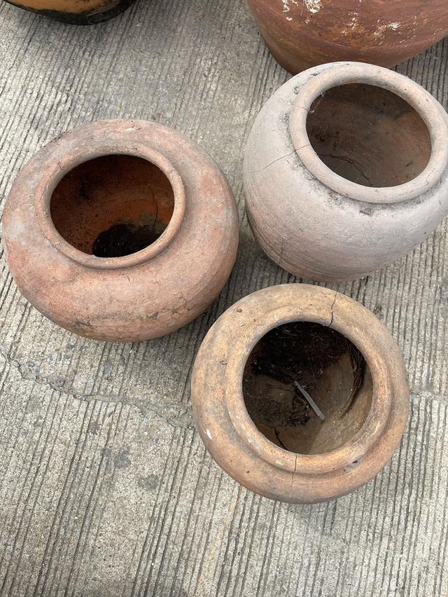 ไหดินแดง ไหโบราณ ศิลปะอยุธยา ขนาด9นิ้ว โอ่งแดงเล็ก