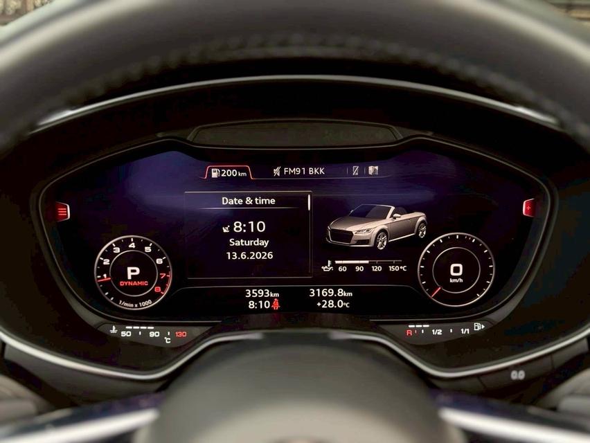 Audi TT 45 TFSI Final Icon Black Convertibleปี 2023 ไมล์ 3,xxx kmราคา 2,390,000 บาท รูปที่ 10