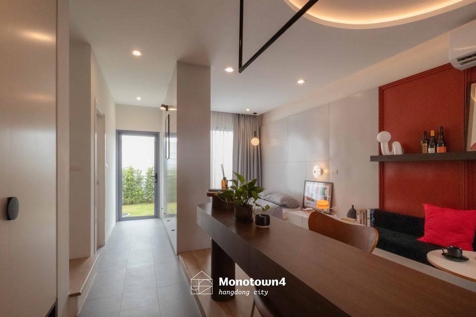 บ้านทาวน์โฮม 3 ชั้น โซน หางดง ฟังก์ชั่นครบ 3