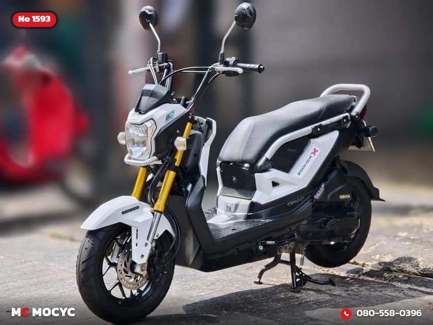 Honda Zoomer x 2016 ไมล์ดิจิตอล รถบ้านแท้มือเดียว เครื่องท่อเดิม มีเล่มเขียวชุดโอนครบ No.1593 รูปย่อยที่ 3