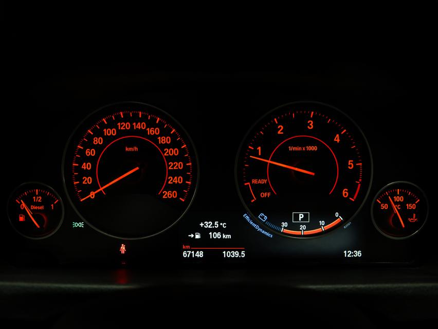 2016 BMW 320d 2.0 F30 (ปี 11-16) M Sport Sedan AT B1740 รูปที่ 3