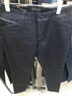 ยีนส์ทรงขาเดฟ สียีนส์เข้มหญิง jeans mc เบอร์ เอว 31 ❤️