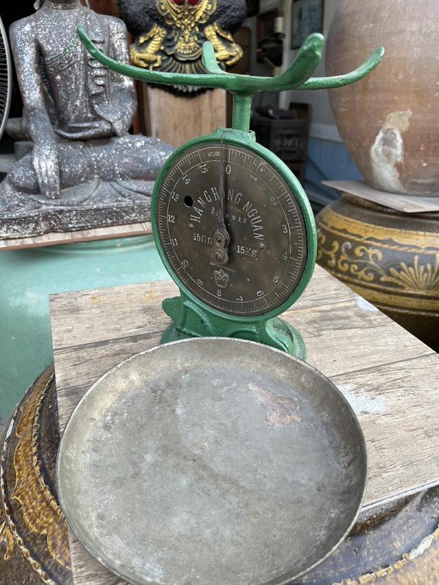 กิโลโบราณ ขนาดชั่ง15กิโล ตาชั่งโบราณ เครื่องชั่งโบราณ ตั้งพื้น