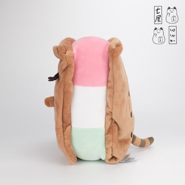 ตุ๊กตา แมวพุชชีน ไอติม 🐺 Neapolitan Ice Cream Sandwich ~ GUND ~ Pusheen the Cat ~ Standard 23 cm 🍨 รูปที่ 3