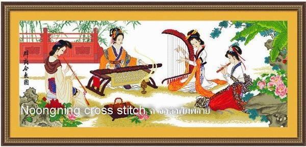 ร้าน Noongning Cross stitch ครอสติสพิมพ์ลาย จำหน่ายอุปกรณ์ครอสติส ภาพติดเพชร1813 9