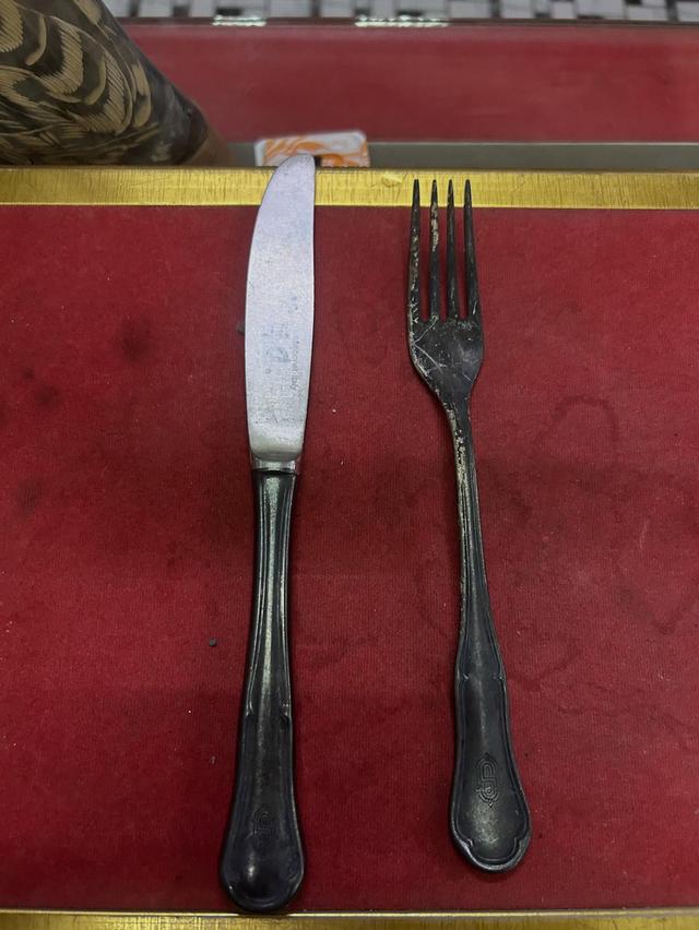 ชุดมีดซ่อม เคลือบเงิน silver plate sambonet 18-10 itay 3