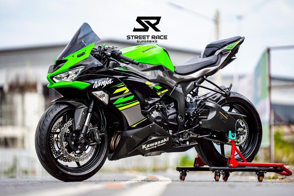 2019 Kawasaki 🔥ninja zx-6r ปี 2019 | เขียว–ดำ ของแต่งแน่น ใครช้าคันนี้อาจมีคนจอง! 🔥 14