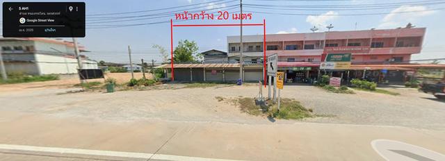 ที่ดินติดถนนสายเอเซียพร้อมอาคารพาณิชย์ 2 ชั้นครึ่ง 3 คูหา (5ประตู) 5