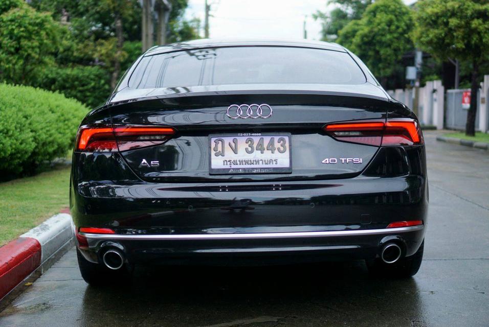 Audi A5 SPORTBACK 40 TFSI 2018 สีดำ รถเจ้าของเดียว ตัวถังเดิมสวย สภาพป้ายแดง รูปที่ 6
