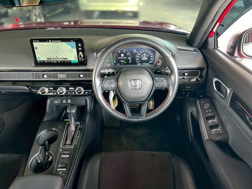 ปี 2022 HONDA CIVIC, 2.0 e:HEV RSโฉม FE ปี21-ปัจจุบัน สีแดง เกียร์ออโต้ เบนซิน/ไฟฟ้ามือเดียวป้ายแด 11