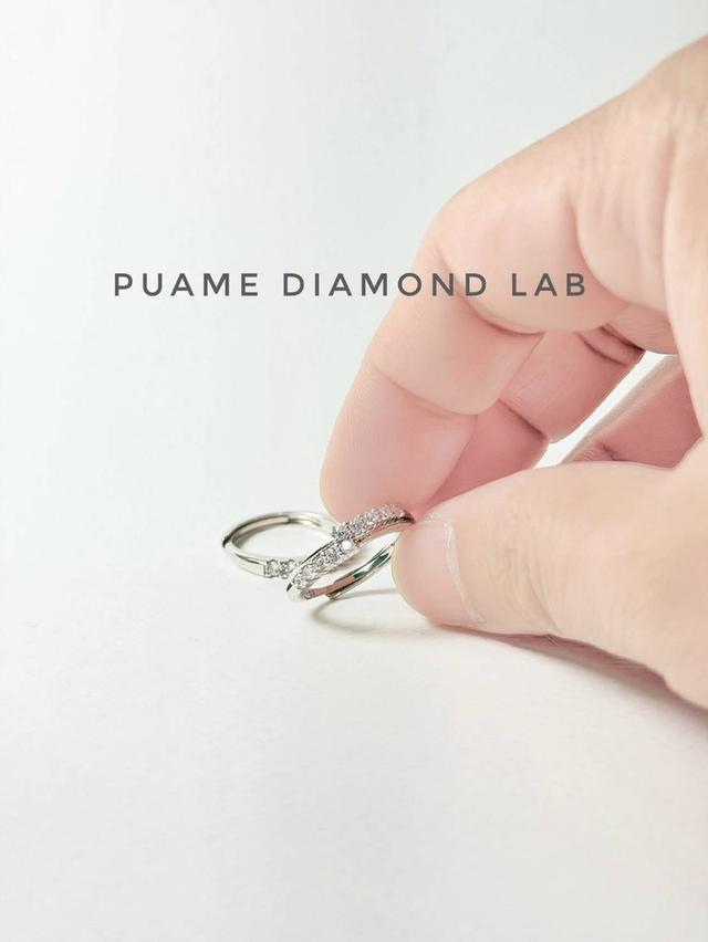 แหวนเพชรแท้ ดีไซน์ทันสมัย ราคาสบายกระเป๋า พร้อมใบรับประกันสินค้าที่ร้านปุอามี่ Diamond Lap Rama2 (095-8894732) รูปย่อยที่ 4