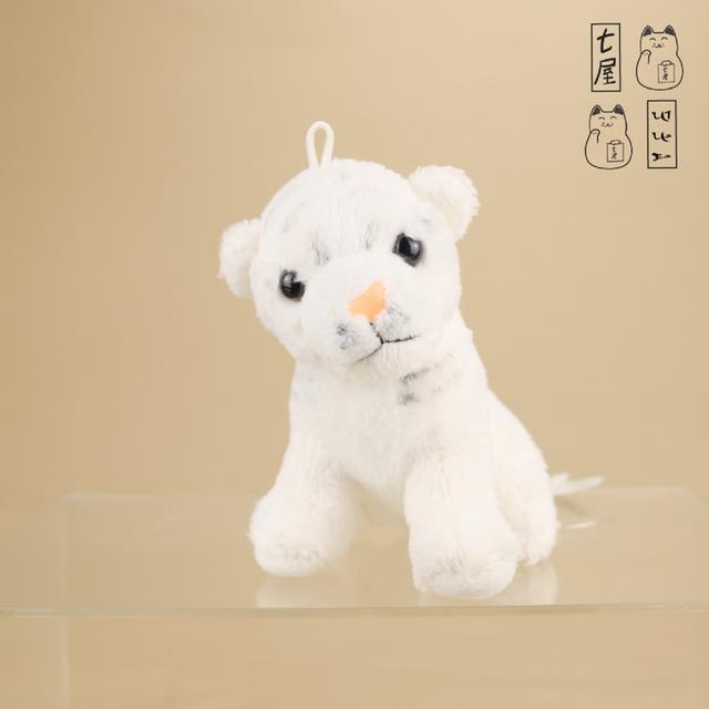 พวงกุญแจ ตุ๊กตา เสือโคร่ง เบงกอล・เสือขาว・ท่านั่ง 🐯 White Tiger ~ Bengal Tiger Plush・Sitting ・Keychain 10 cm 〰 ARUMADO・Wild Animal 🤍