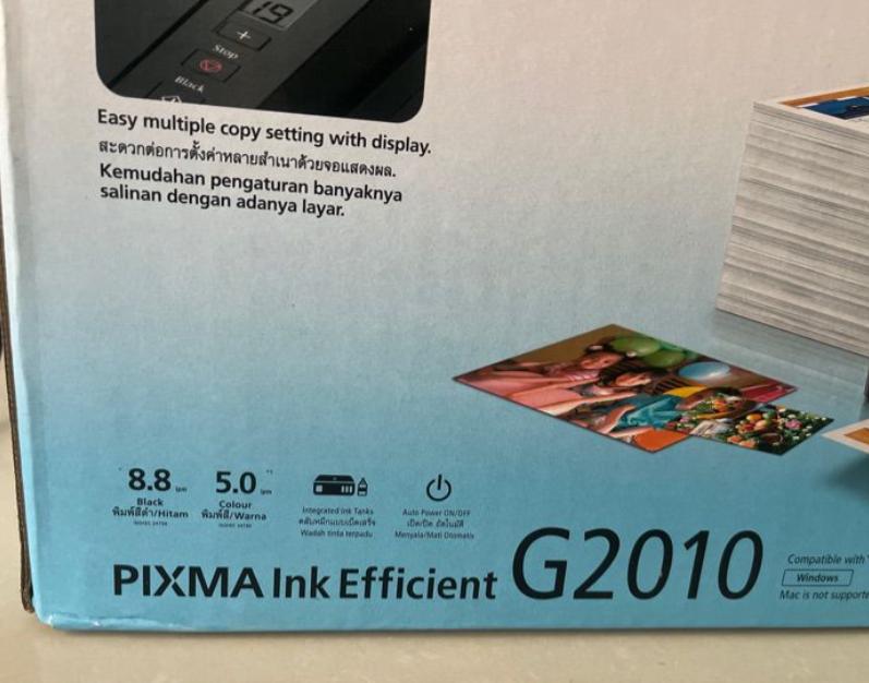 เครื่องปริ้น Canon PIXMA lnk Efficient G2010 4