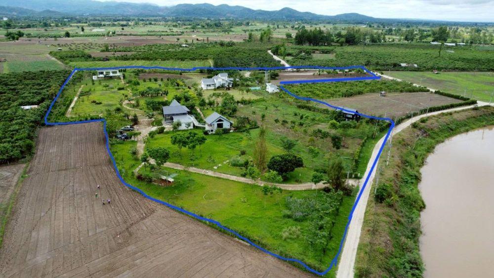ขายที่ดินพร้อมบ้านพักตากอากาศ วิวเขาล้อมรอบ เงียบสงบ ตรงข้ามวัดท่าตอน จ.เชียงใหม่  6