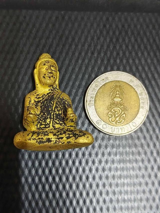 พระกริ่งทวาราวดี พระกรุเนื้อแก่ทอง เก่ามาก หายาก สวย น่าบูชา รูปที่ 6