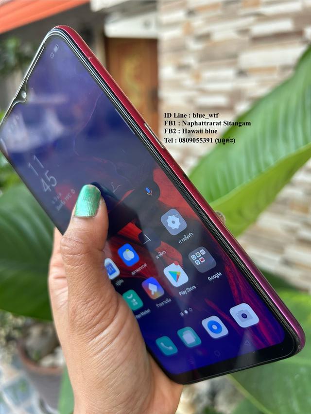 OPPO F9 จอ6.3นิ้ว 4G 2ซิม Rom64 Ram6 กล้องสวย สแกนนิ้วได้ ใช้งานปกติ ได้ทุกซิม 7