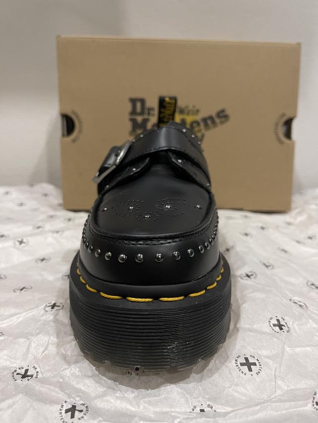 Dr.martens รุ่น Ramsey รองเท้าหนังแพลตฟอร์มส้นตึกทรง Monk Strap 10