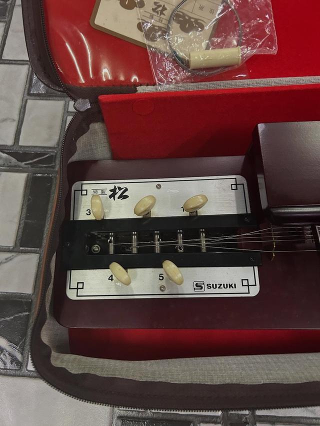 พินญี่ปุ่นไทโชโกะโตะ พร้อมกล่อง พร้อมสาย สภาพสมบูรณ์ 6