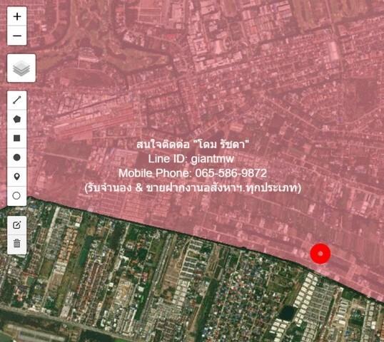 ที่ดิน ที่ดิน หลักหก ปทุมธานี 1200 sq.wa 18000000 BAHT. ใกล้ ห่างถนนกำแพงเพชร 6 ประมาณ 900 เมตร GOOD! ที่ดินสี่เหลี่ยมผื 1