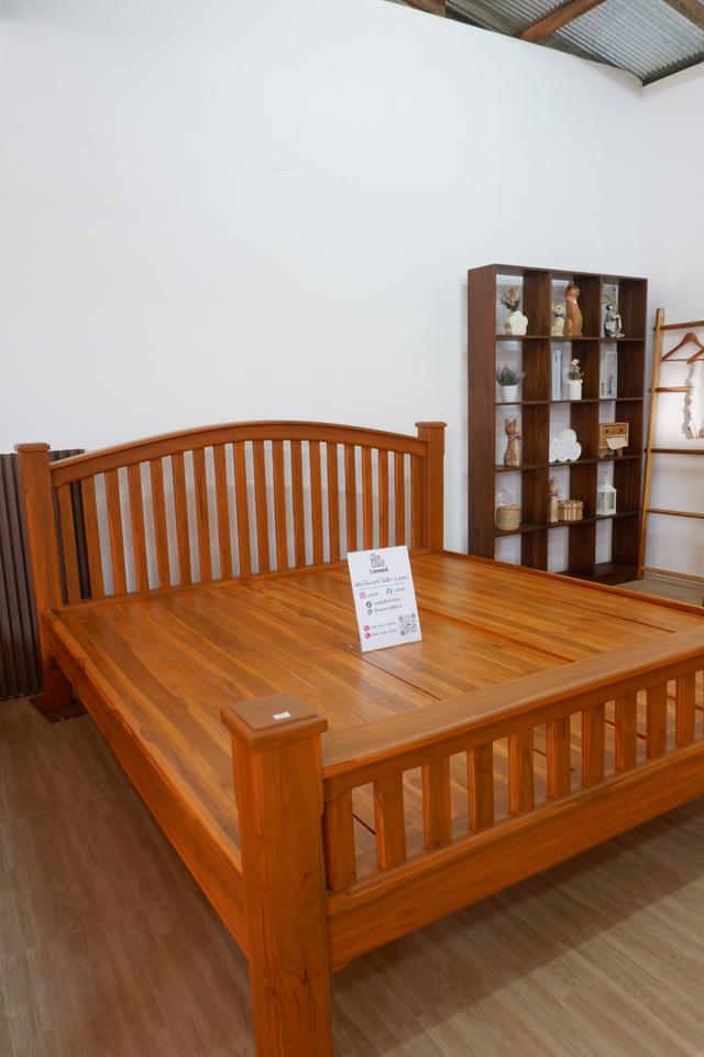 เตียงนอนไม้สัก size6ฟุต รูปที่ 3
