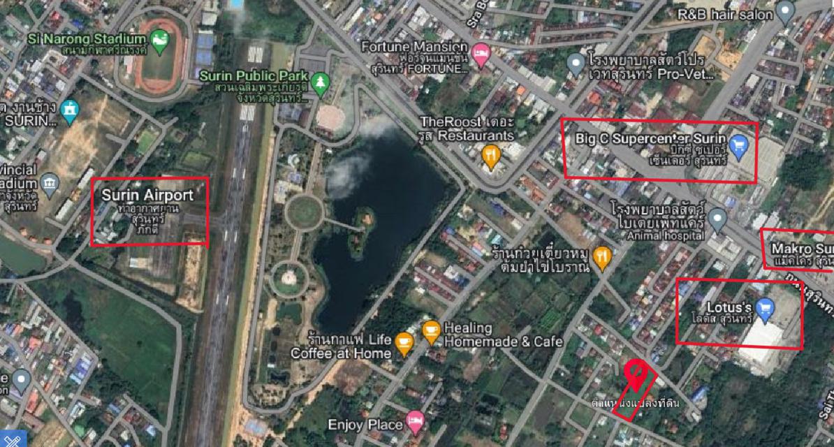 รูป ขายที่ดินสุรินทร์ อำเภอเมือง สุรินทร์ 3 ไร่ 3 งาน (เจ้าของขายเอง)