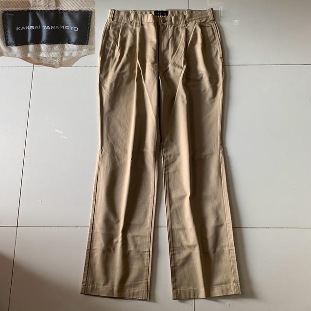 กางเกงชิโนสีเบจ Kansai Yamamoto