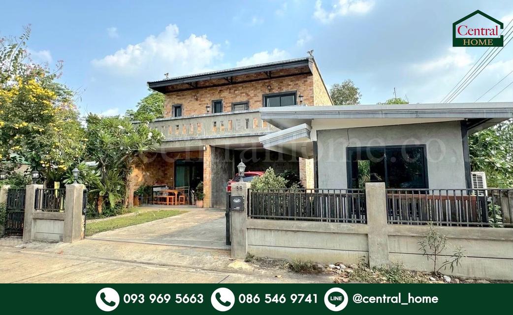 บ้านเดี่ยว โครงการ สนามกอล์ฟ นอร์ธเทิร์น รังสิต - วังน้อย หลังมุม 