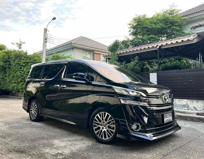 Toyota Vellfire 2.5 เบนซิน Top ปี 2017 สีดำ  ✨สวยสุดในรุ่น มือเดียว รถศูนย์toyota 4