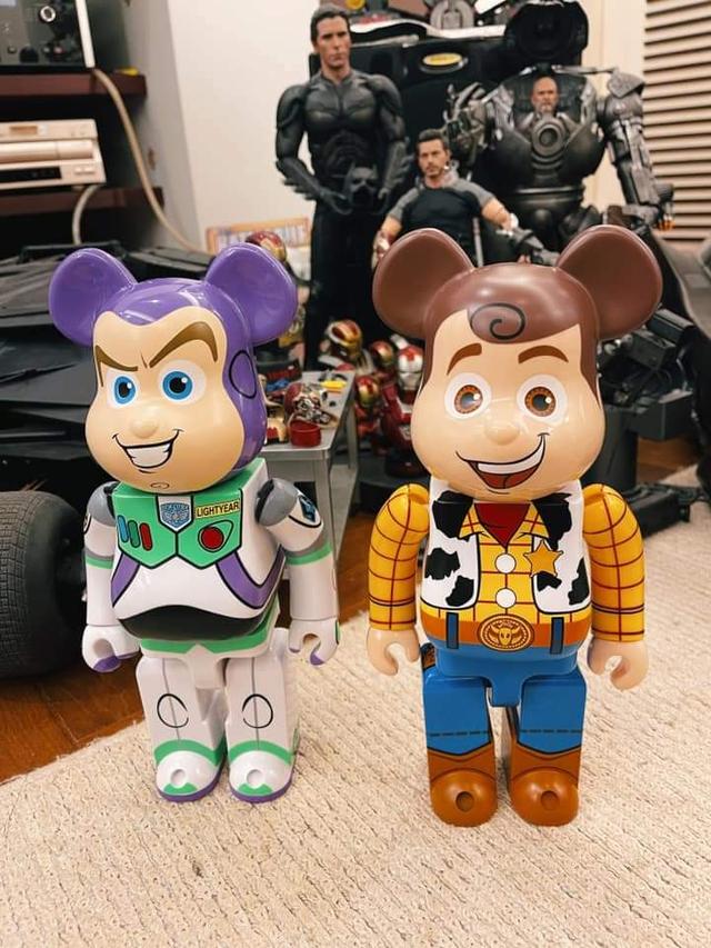 Bearbrick Toy Story Woody & Buzz