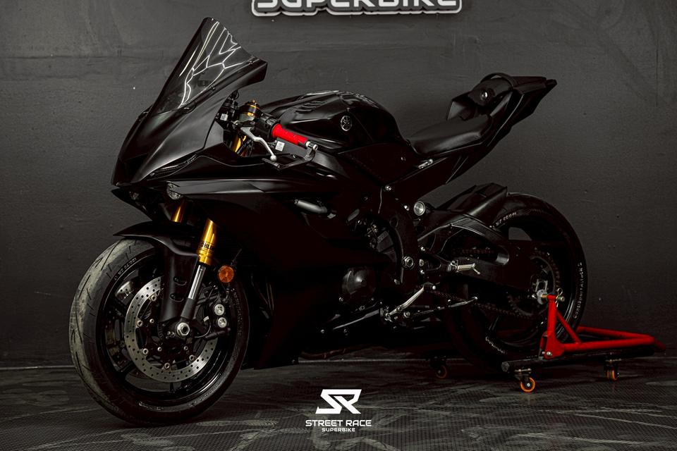 🔥 yamaha yzf-r6 ปี2018 จด19 สีดำ ดุจริง ตัวจริงสายสนาม 🔥 รูปที่ 4